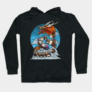 Dragon Sushi Roll - Japanese Foodie Hoodie